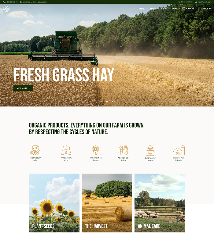 Plataformas web para operações agrícolas